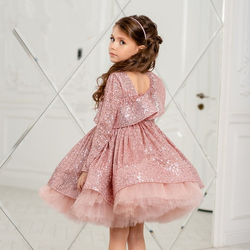 Girl's Clothes Princess Dress Birthday Flower Girl Wedding Dress