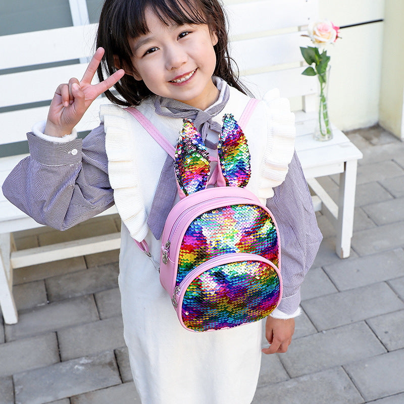 Children's Bag Fashion girl One-Shoulder Messenger Bag Kindergarten Baby School Bag