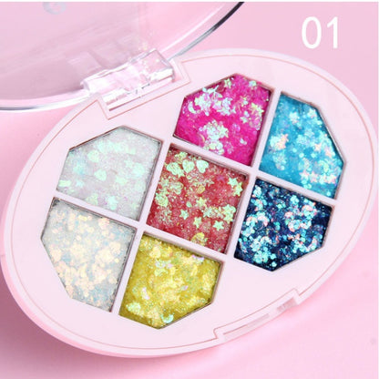 Face Jewels Eyeshadow Shimmer Pigment Body Face Eye Glitter Sequin Gel Cream Eye Shiny Skin Face Festival Cosmetic Glitter