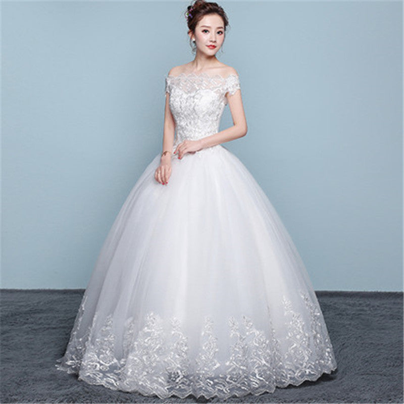 Wedding Dress Bridal Sleeves Wedding Wedding Dress Was Thin And Thin