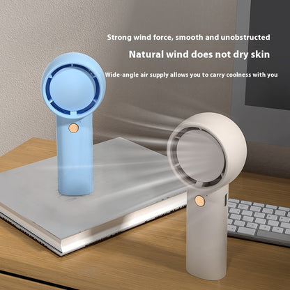 Turbine Small Handheld Fan Portable Mini USB Rechargeable Fan