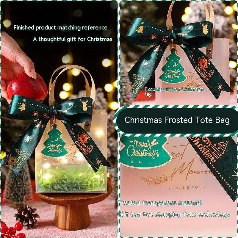 Christmas Gift Packaging Bag Frosted Hand Gift Bag Children Gift Bag