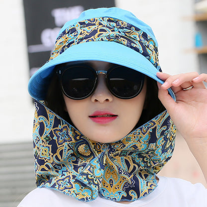 Cover face sun hat