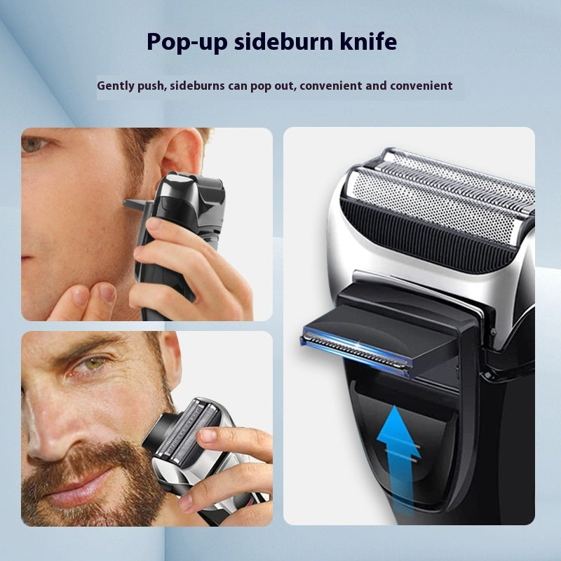 Electric Shaver LED Display Professional Shaver Reciprocating Multifunctional Shaver