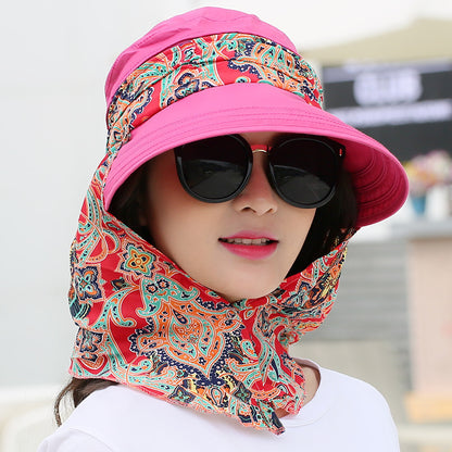 Cover face sun hat