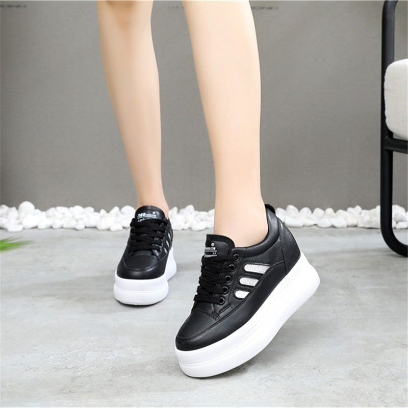 Women's Sports Height Increasing Insole Wedge Platform Shoes