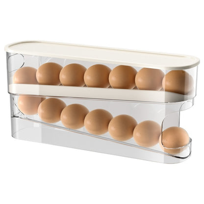 Slide Egg Storage Box Double-layer Automatic Egg Roller