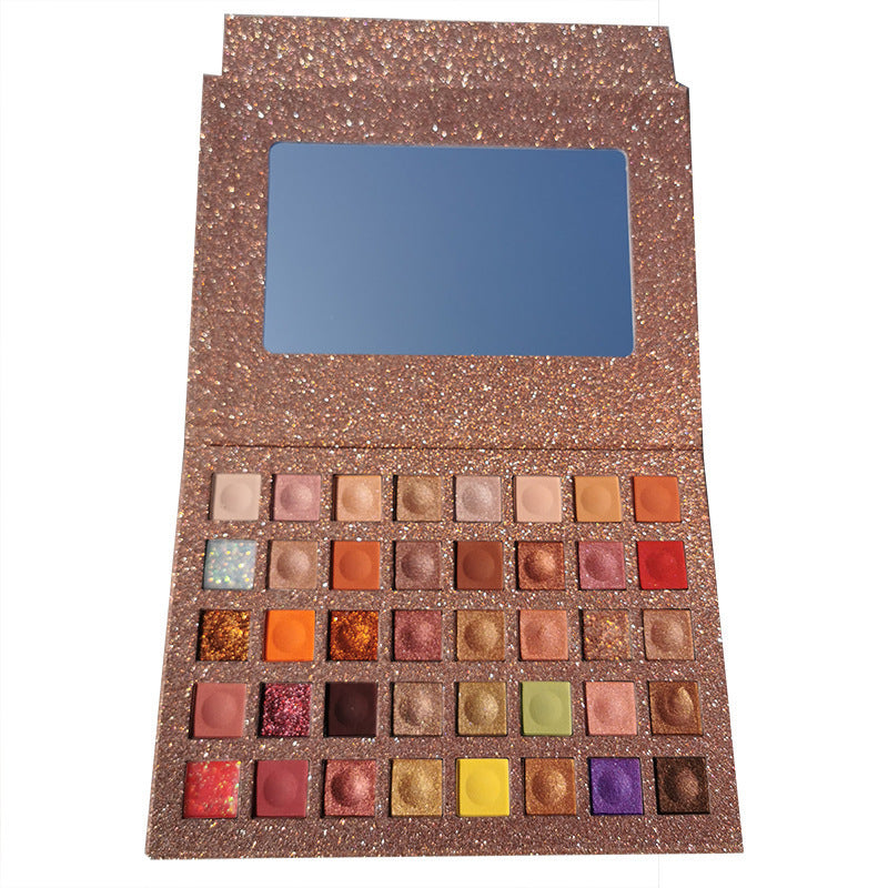 40 Color Makeup Eye Shadow Plate Mashed Potatoes Glitter Matte Sequin Eyeshadow