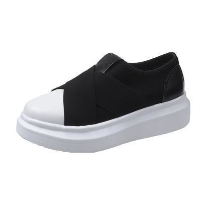 Board Shoes Female All Match Thick Sole Heightening Shoes Casual Small White Shoes Female