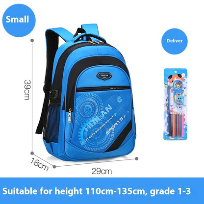 Primary School Student Schoolbag Male Grade 1-3-6 Schoolbag