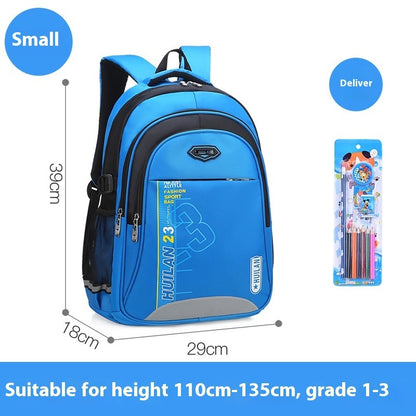 Primary School Student Schoolbag Male Grade 1-3-6 Schoolbag