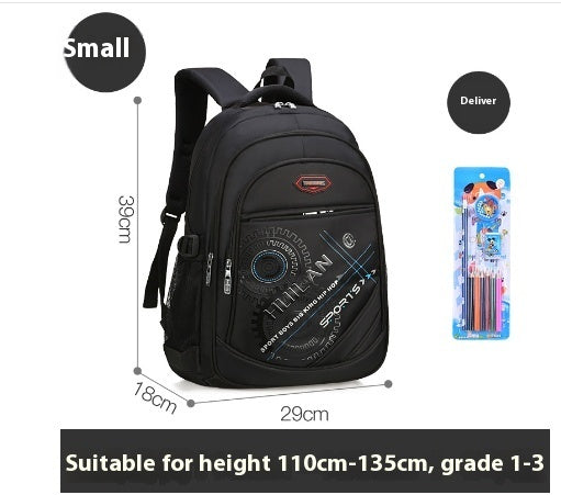 Primary School Student Schoolbag Male Grade 1-3-6 Schoolbag