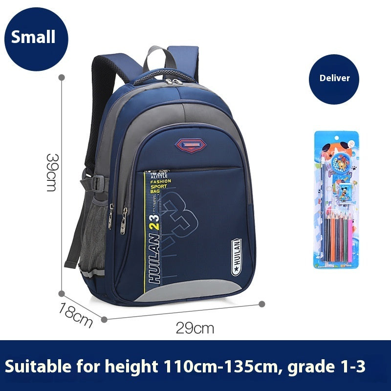 Primary School Student Schoolbag Male Grade 1-3-6 Schoolbag