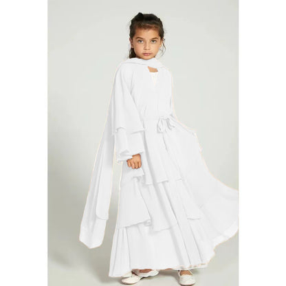 Elegant Three-layer Chiffon Children's Clothing Elegant Dress