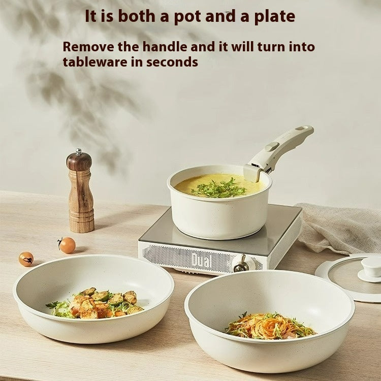 Removable Household Wok Pot Set