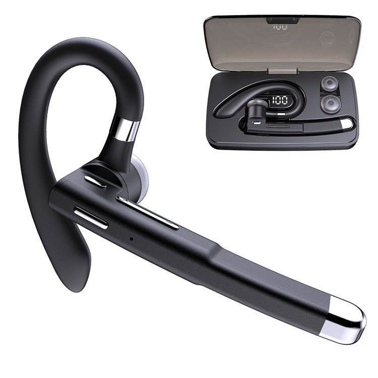 Portable Wireless Bluetooth Headset with Microphone Hanging Ear Long Standby