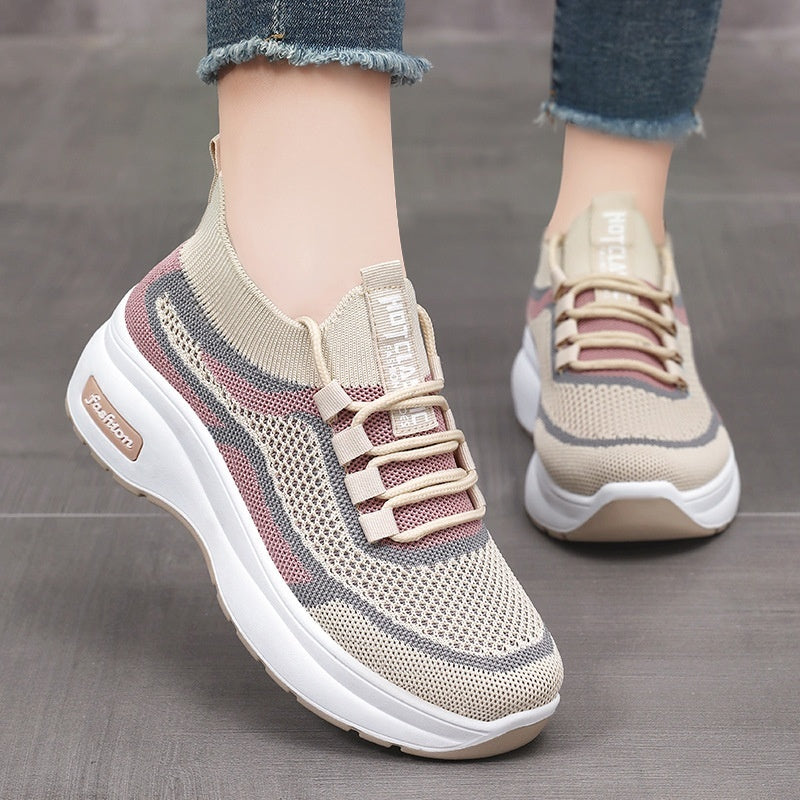 Elevator Shoes Mesh Surface Breathable Shoes Children