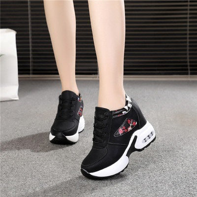 Women's Sports Height Increasing Insole Wedge Platform Shoes