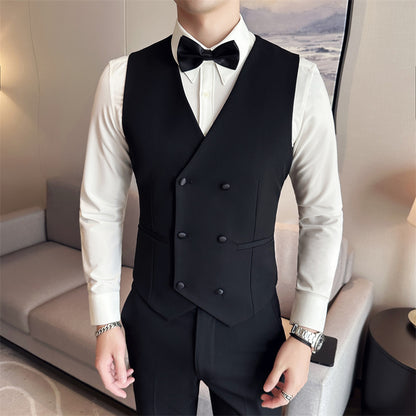 Gentleman Formal Party Dress Bridegroom Wedding Groomsman Suit