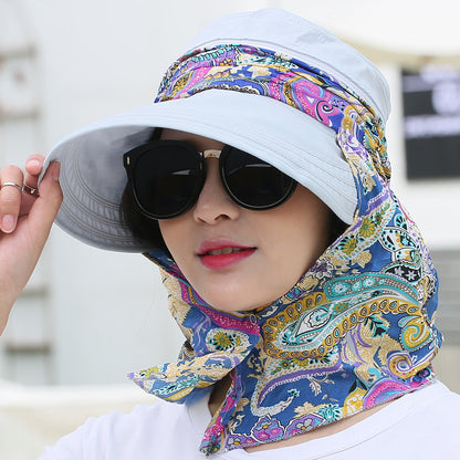 Cover face sun hat