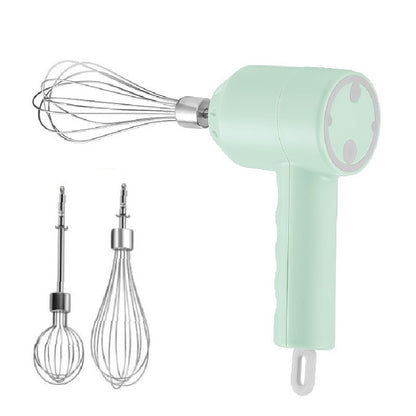 Portable Mini Wireless Electric Egg Beater HandHeld USB Rechargeable Food Mixer Milk Frother 3 Speed Cream Food Cake Mixer