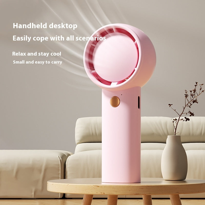 Turbine Small Handheld Fan Portable Mini USB Rechargeable Fan