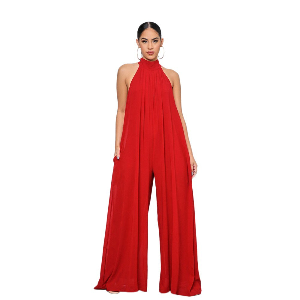 Chiffon Loose Temperament Women's Jumpsuit