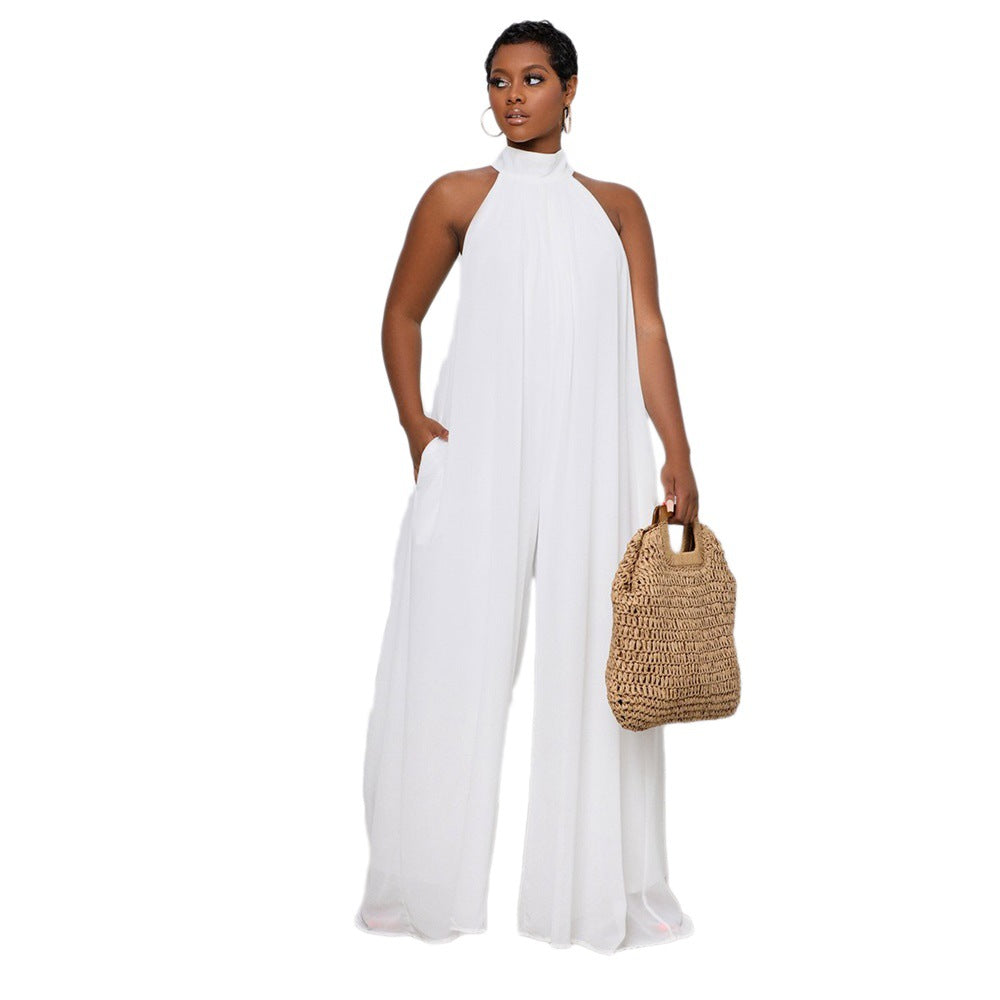 Chiffon Loose Temperament Women's Jumpsuit