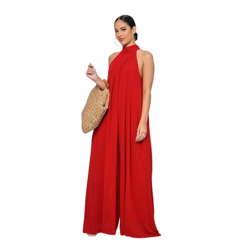 Chiffon Loose Temperament Women's Jumpsuit