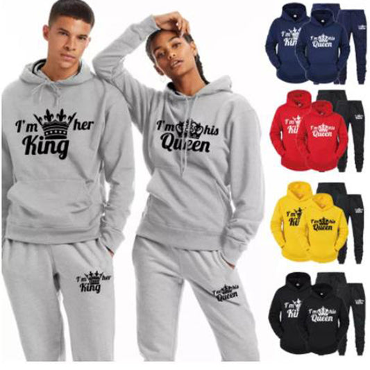 New Couples Sports Suit Sweatshirt Hoodie