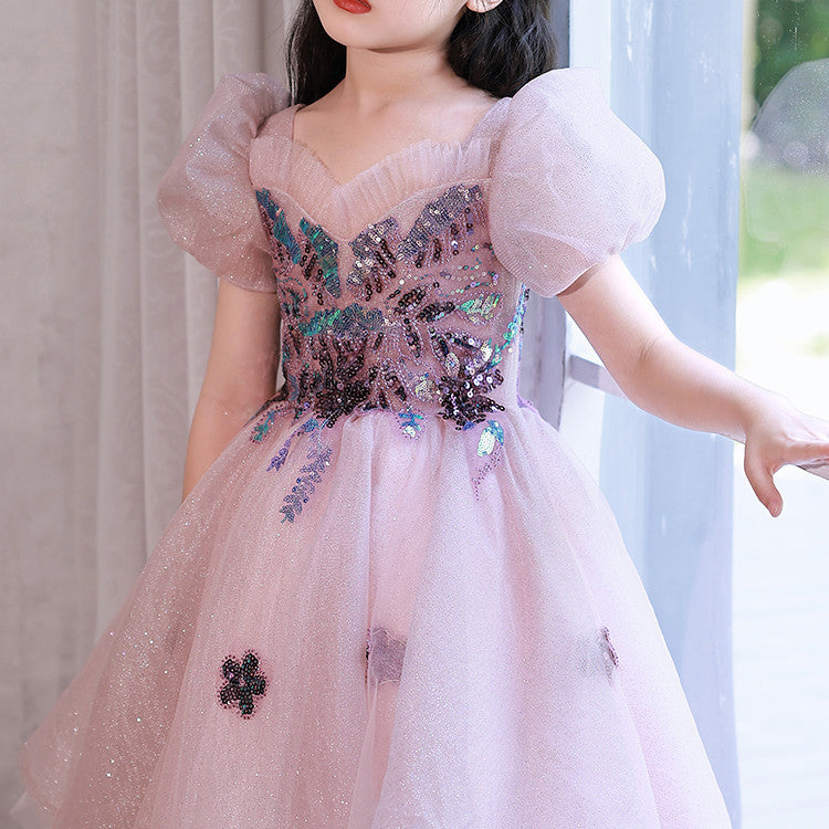 Children Host Summer Performance Princess Dress