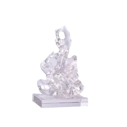 Chinese Style Entrance Decoration Transparent Resin Sculpture Art Decorations