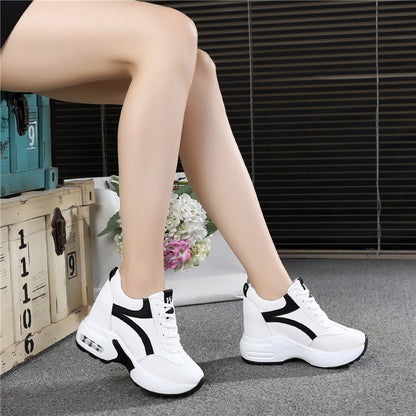 Women's Sports Height Increasing Insole Wedge Platform Shoes