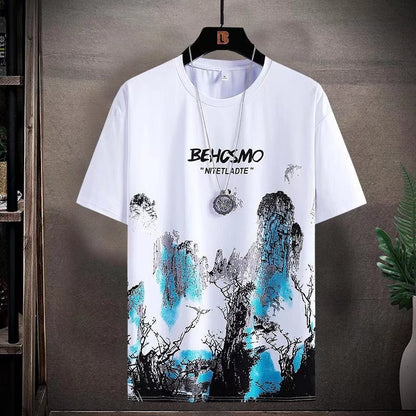 Men's Short-sleeved T-shirt Summer Suit