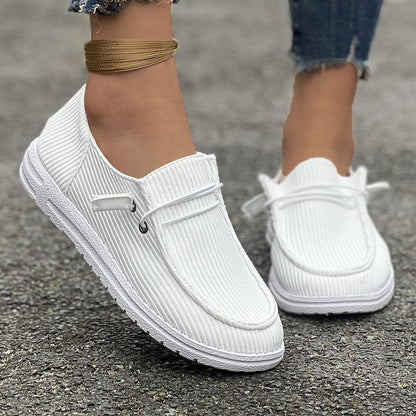 Women's European And American Flat Bottom Slip On Low-top Casual Shoes