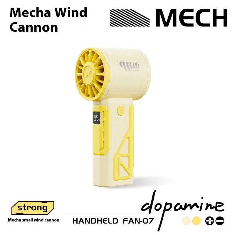 100-speed Handheld High-speed Fan Mecha Outdoor Portable Fan