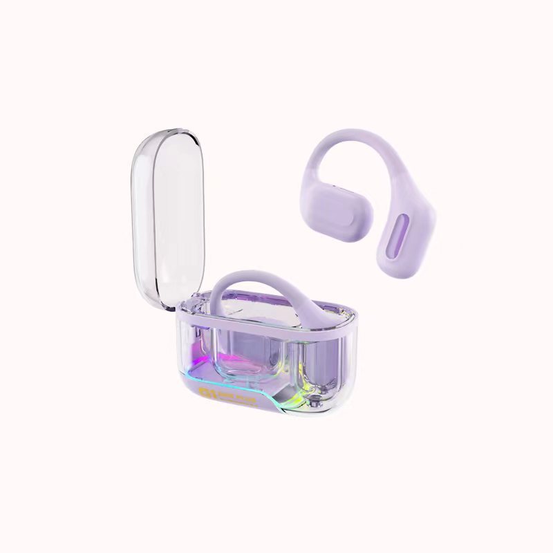 Ear-mounted Bluetooth Headset Non In-ear Open Ultra-long Life Battery Bluetooth Headset With Breathing Light