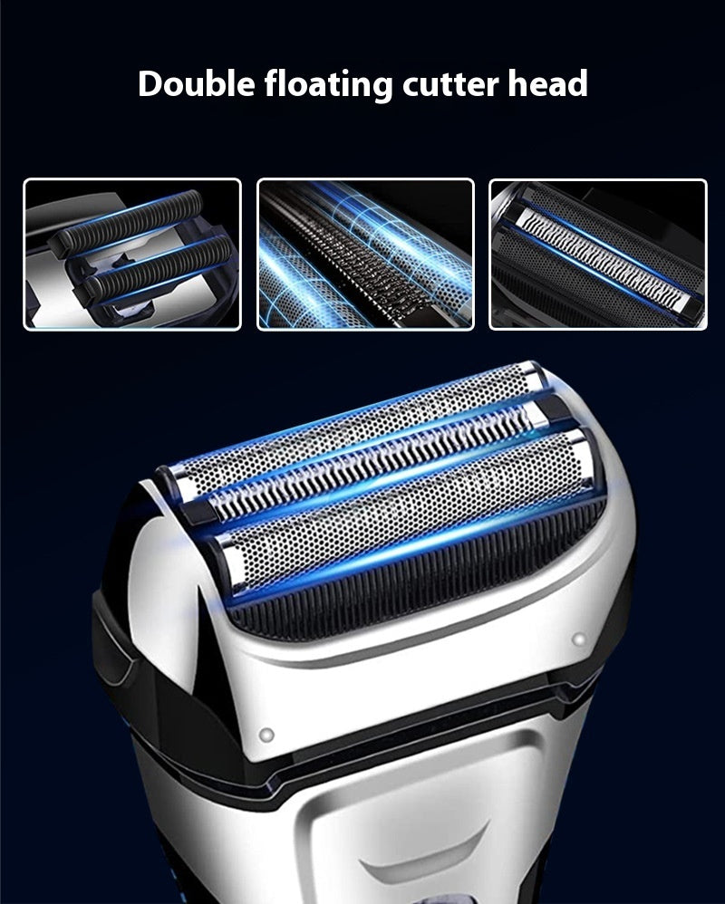 Electric Shaver LED Display Professional Shaver Reciprocating Multifunctional Shaver