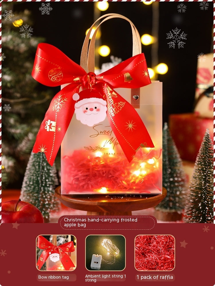 Christmas Gift Packaging Bag Frosted Hand Gift Bag Children Gift Bag