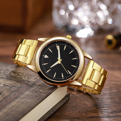 Simple Steel Belt Quartz Watch Men